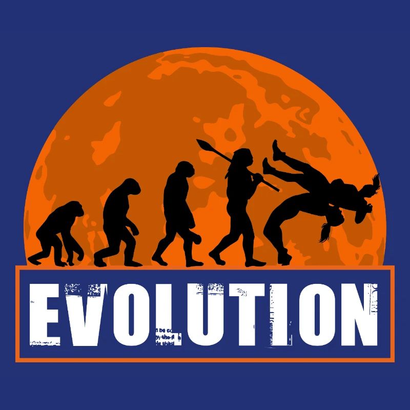 Évolution du catch Drôle de combattant MMA Grappling