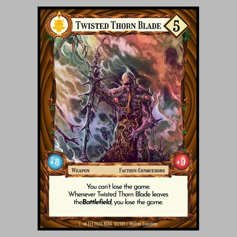 Twisted Thorn Blade