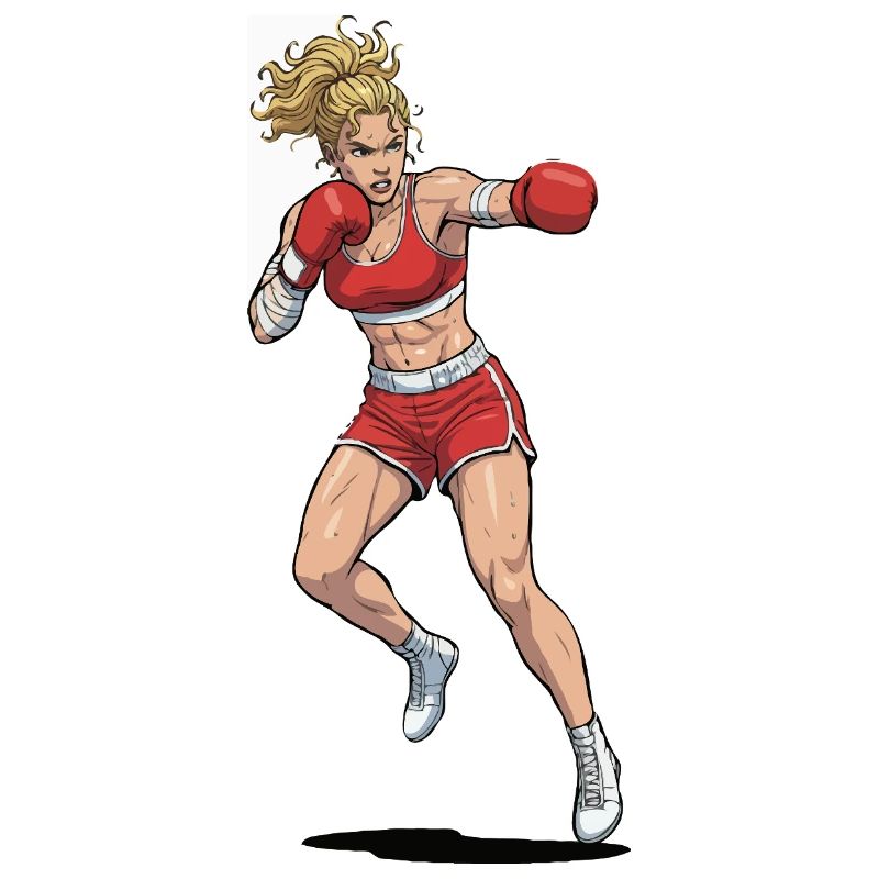 Boxer-Ehefrau