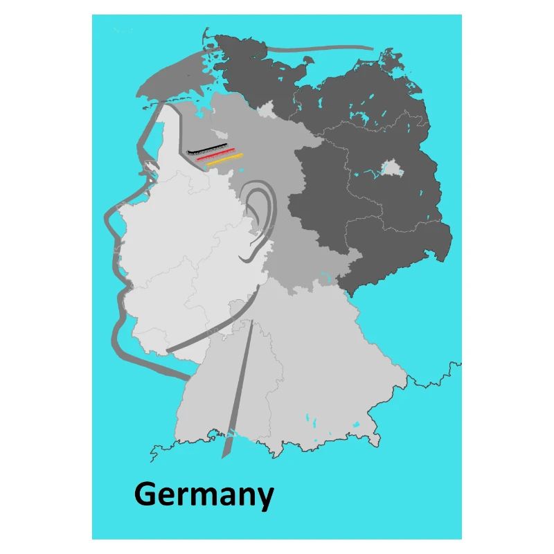 Germany Gradient Map