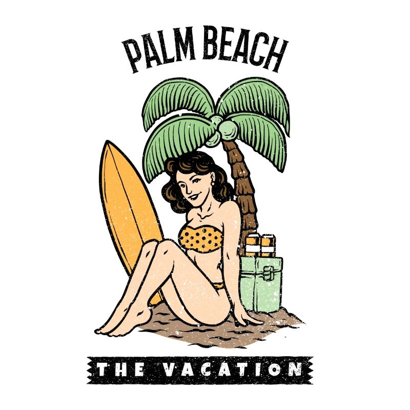 Palm Beach pin up