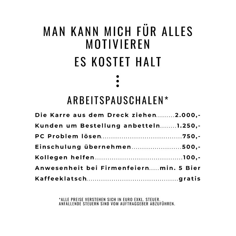 Motivation through packages Backprint