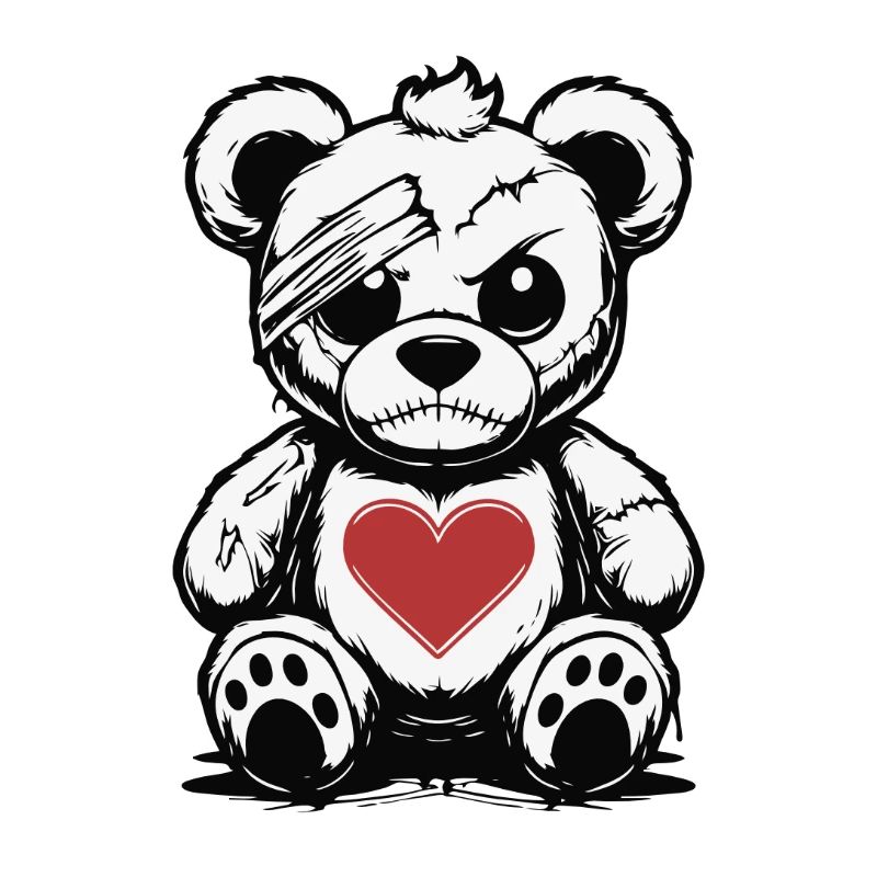 Grumpy Teddy with a good Heart
