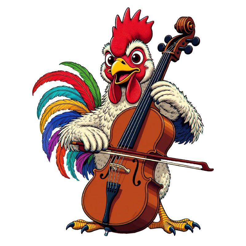 Hahn joue du violoncelle