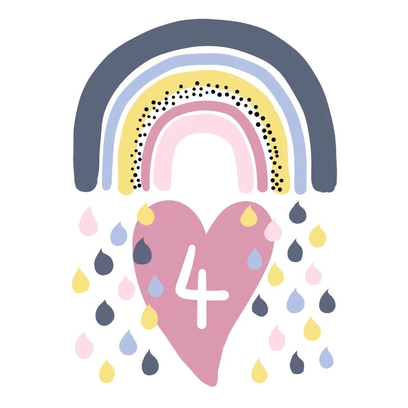 Rainbow 4th Birthday