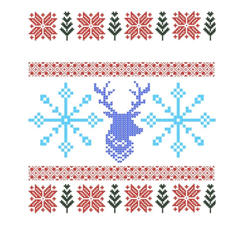Pixel Christmas Pattern