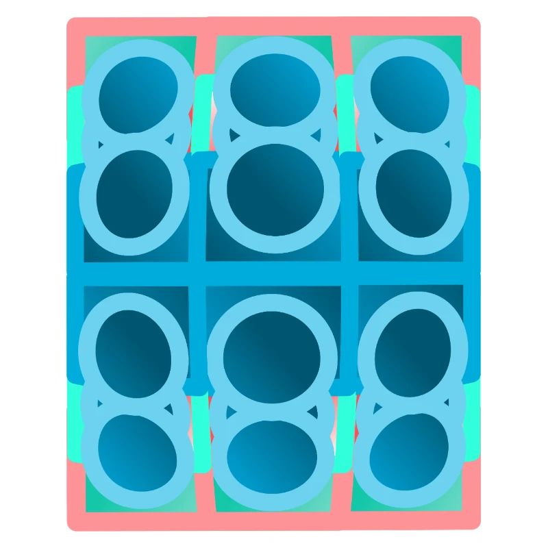 blue pattern, graphic art