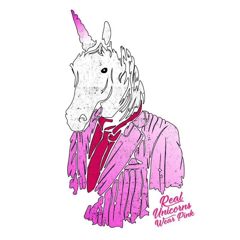 taille basse licorne rose