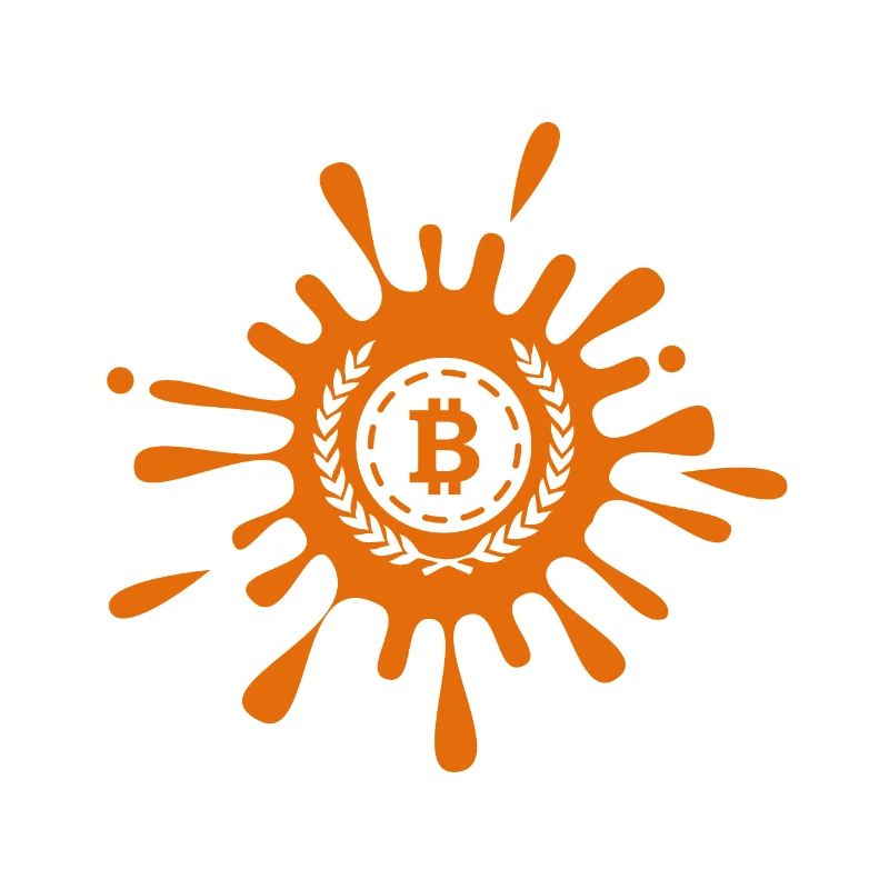 Bitcoin Crypto Cryptocurrency Splash