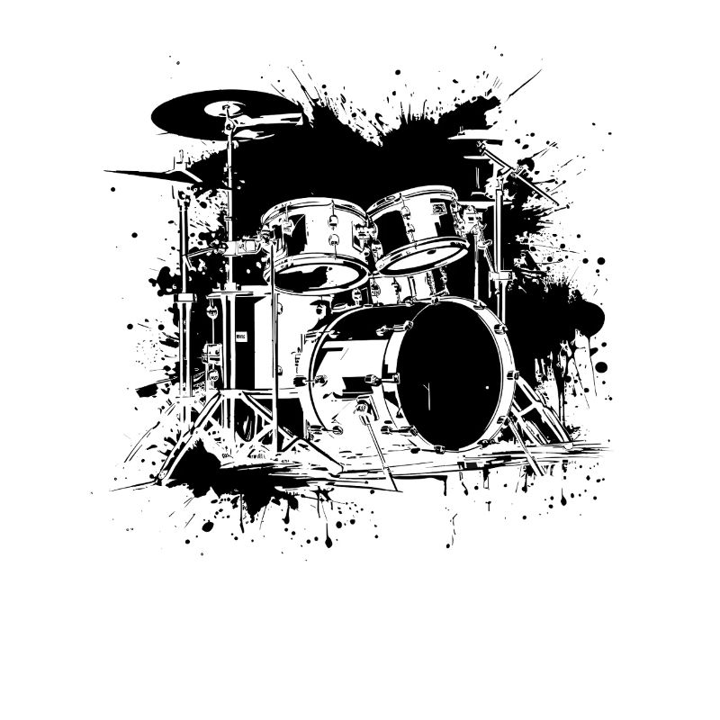 Drum Kit Zeichnung