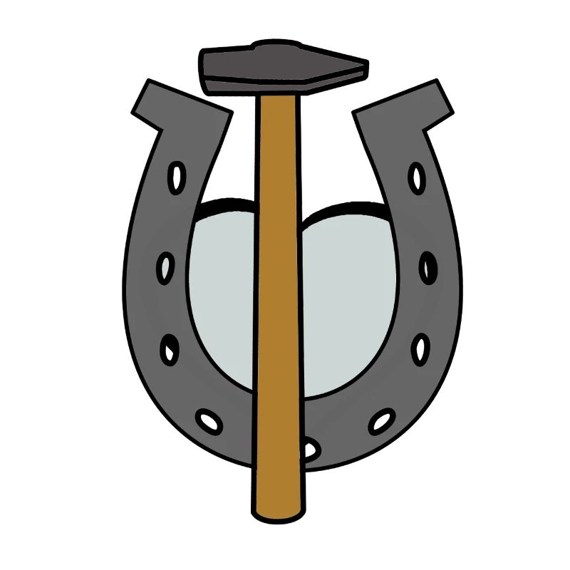 Sabot Cheval Maréchal-ferrant Fer à cheval Forgeron Forgeron