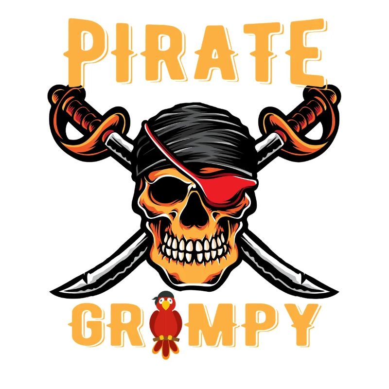 Pirate Grumpy Funny Halloween Costume