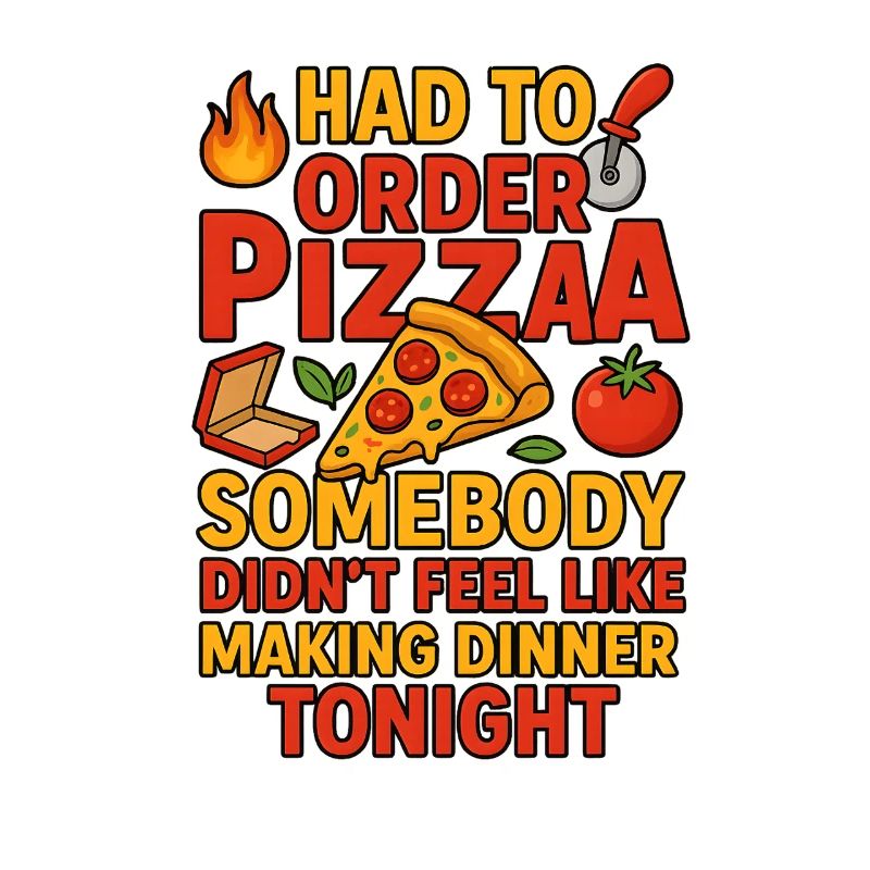 Pizzaabend-Proklamation, lustiges Beziehungsessen