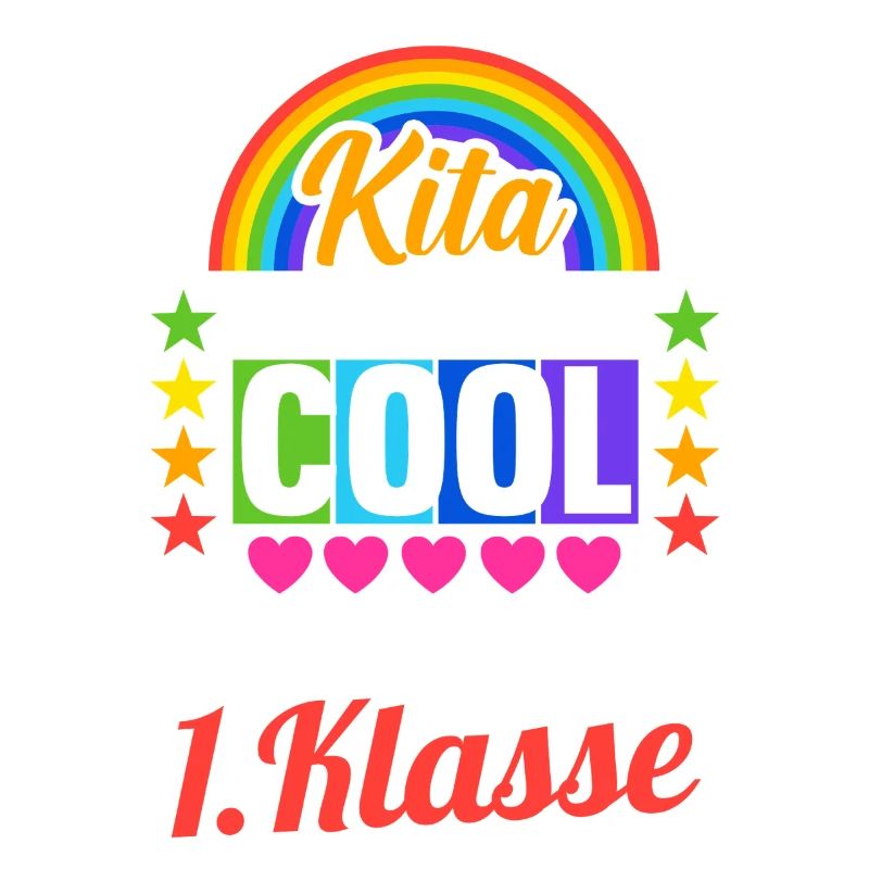 Daycare First Grade Rainbow Student Kindergarten