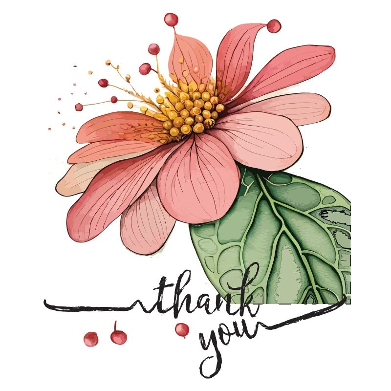 Fleur délicate, merci