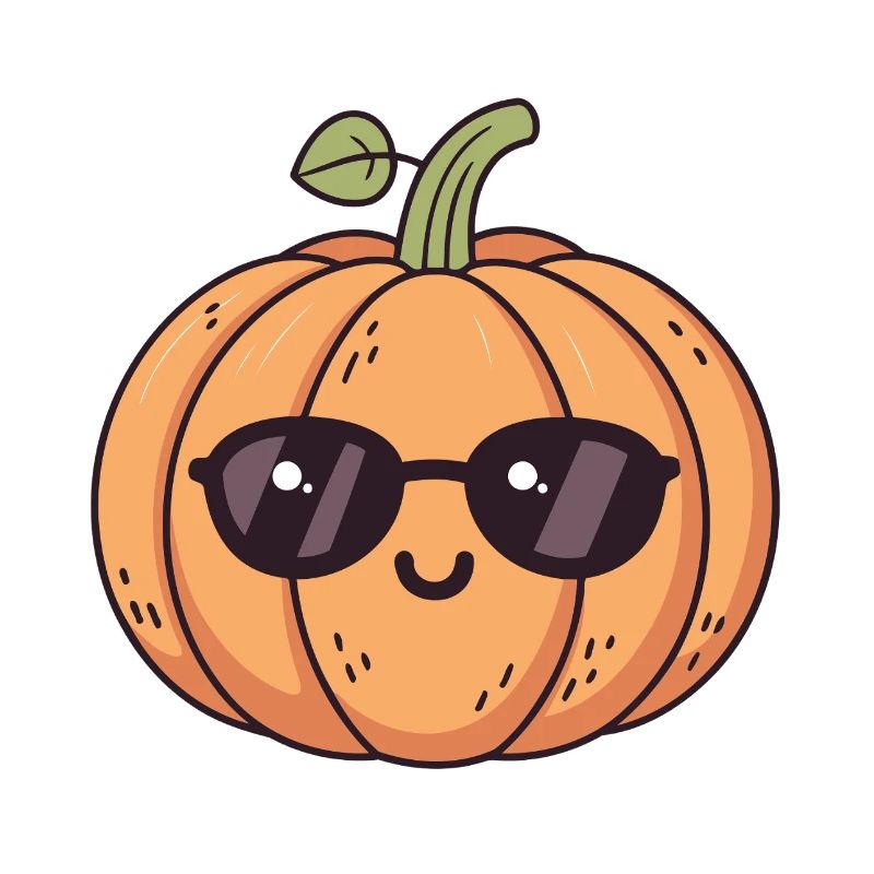 Pumpkin Chic schwarze Brille