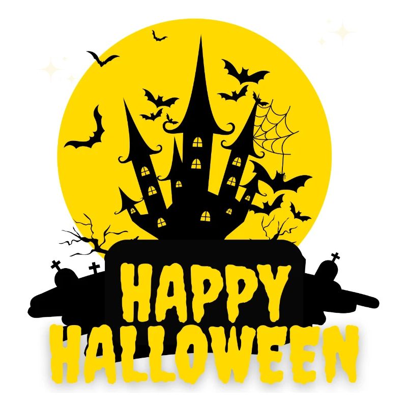 Castle Halloween Silhouette Night