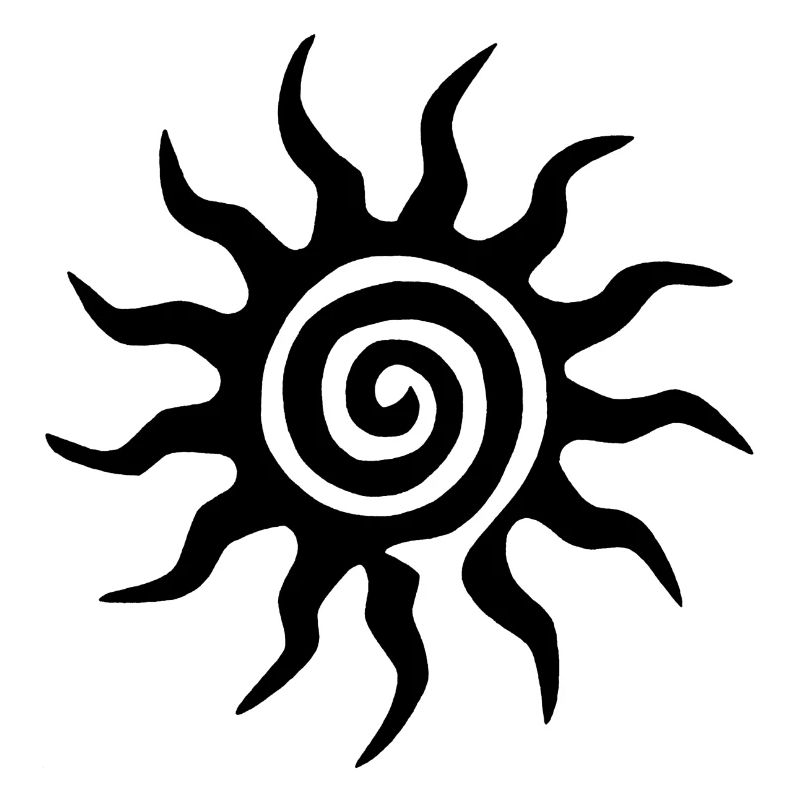 Spirale Schwarze Sonne
