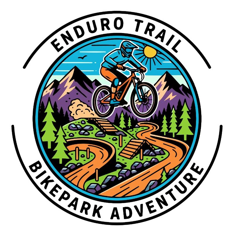 Mountain Path Cyclist Badge
