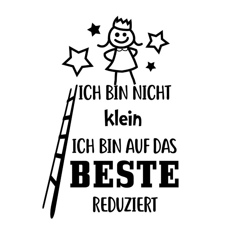 Ich bin nicht klein, ich bin auf das beste reduzie