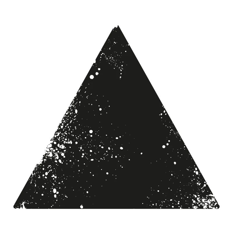 hippie triangle symbole de forme