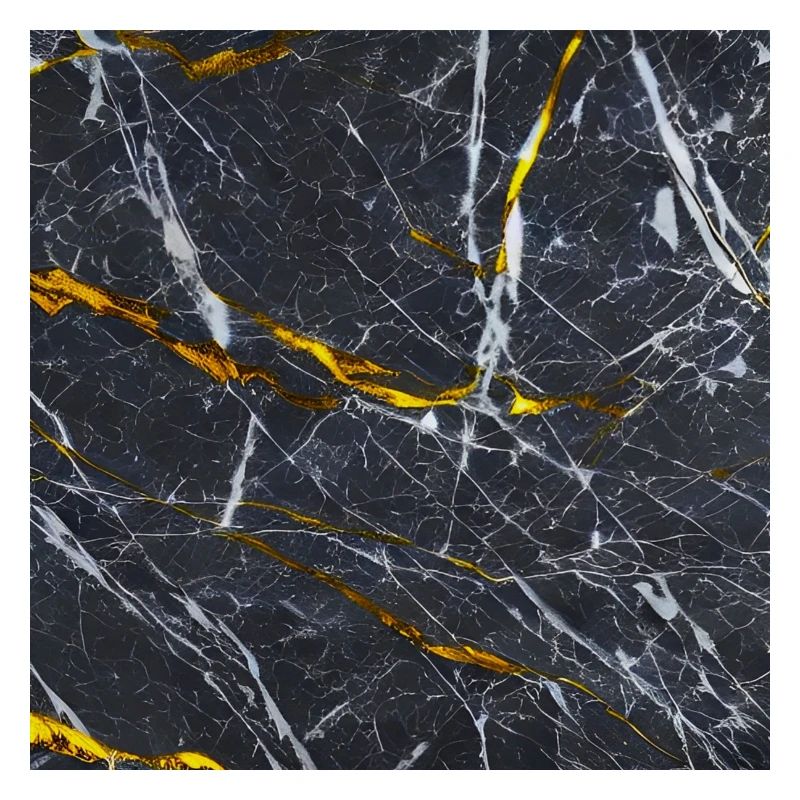 Marbre Texture Or Noir