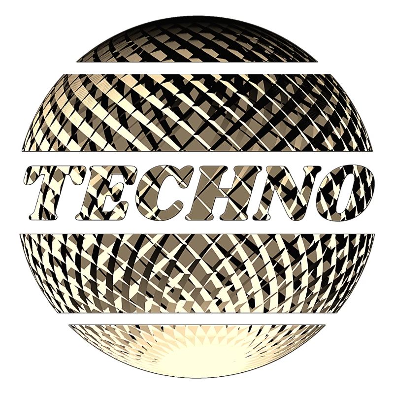 Boule techno disco or