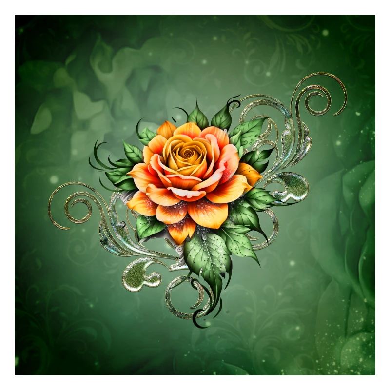 La beauté d’une rose élégante en fleurs