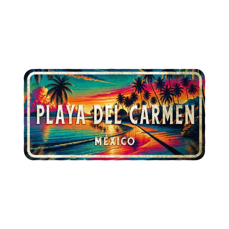 Playa del Carmen Mexico Sunset Design
