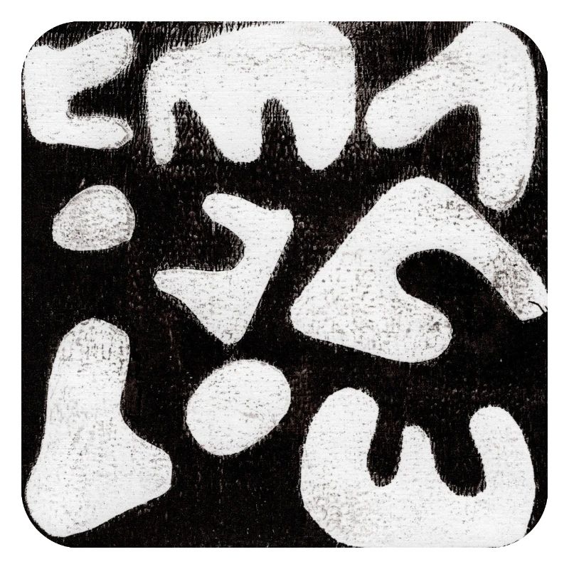 Abstrait Monoprint Impression d’art Tribal
