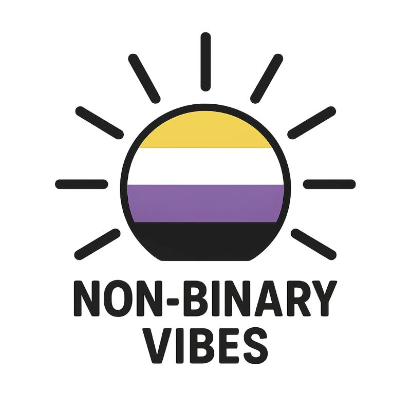 Non-Binary Vibes Sonnenlogo
