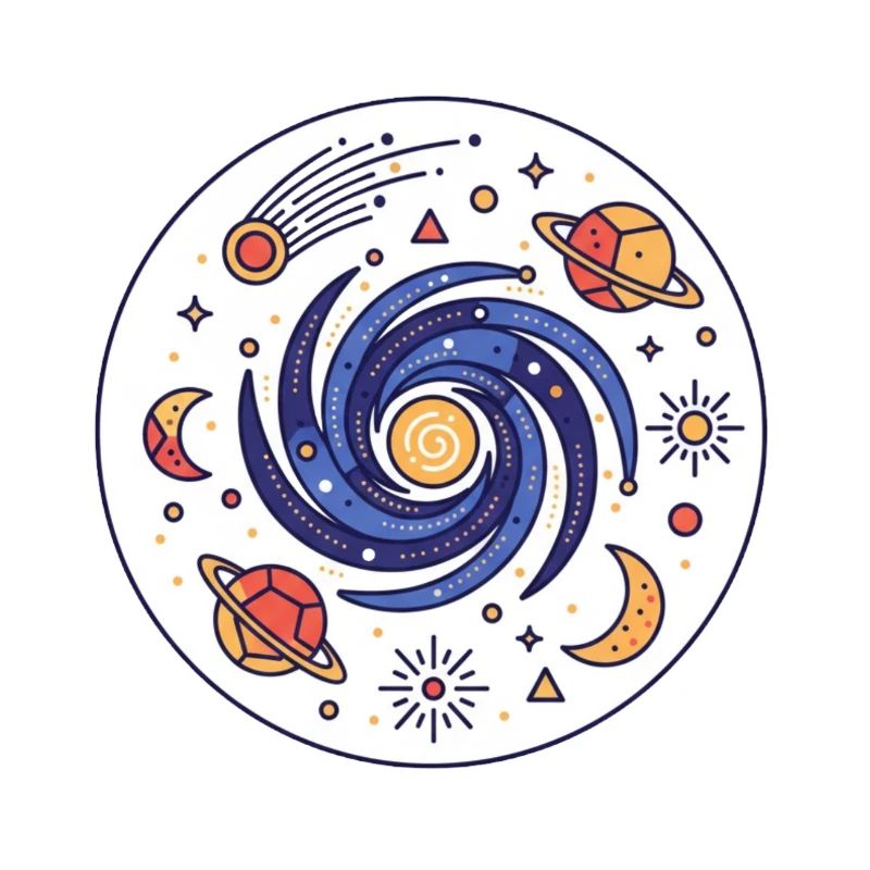 Cosmic Vortex Galaxy