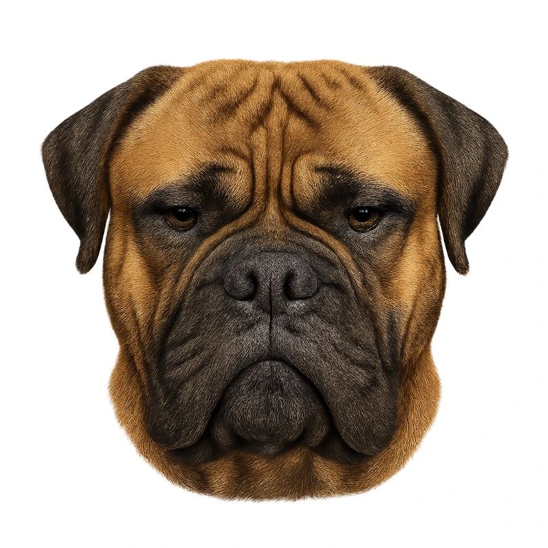 Portrait de Mastiff à tête massive