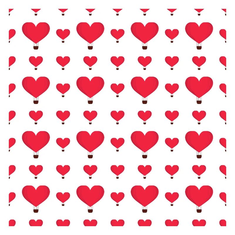 Heart Balloon Pattern