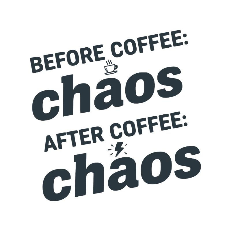 Before & After Coffee Chaos