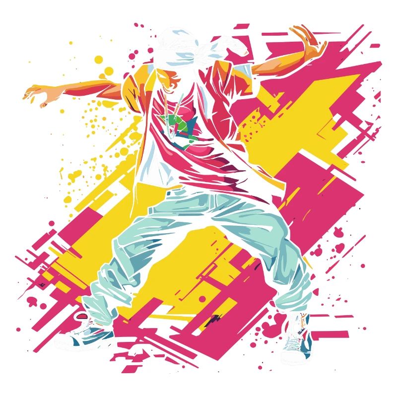 Breakdancer Graffiti