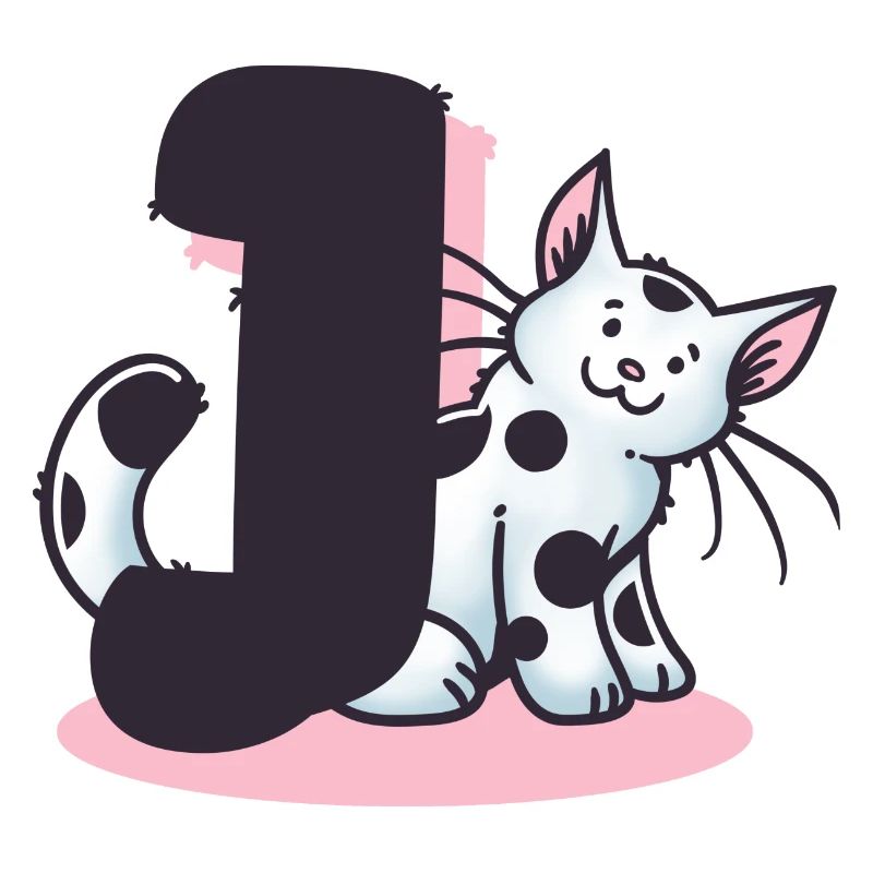 Lettre Chat J