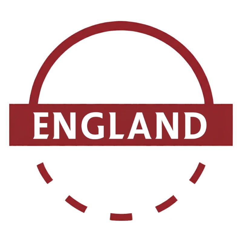 England Semicircle Emblem