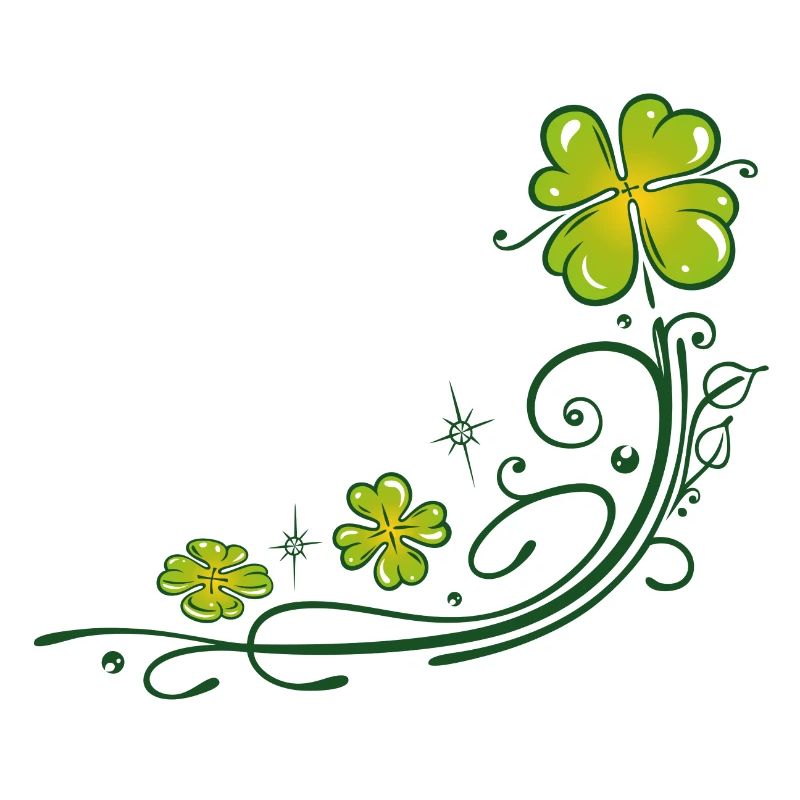 St. Patricks Day. Four leaf clover. St Paddys Day.