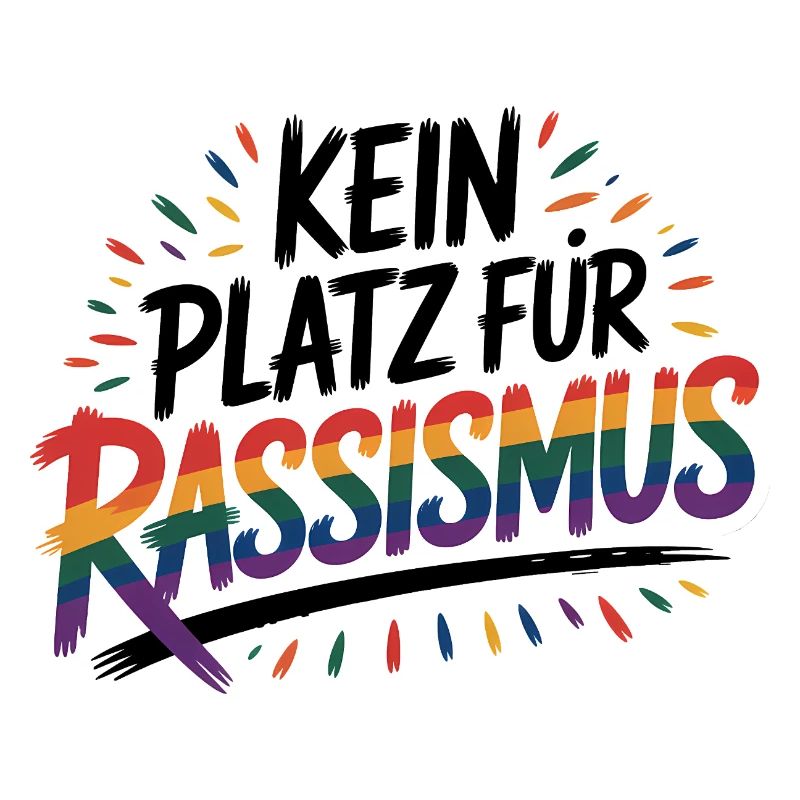 Pas de place pour le racisme - Logo Cool Pride
