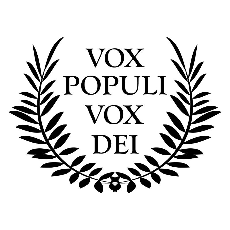 Expression latine Vox populi vox dei
