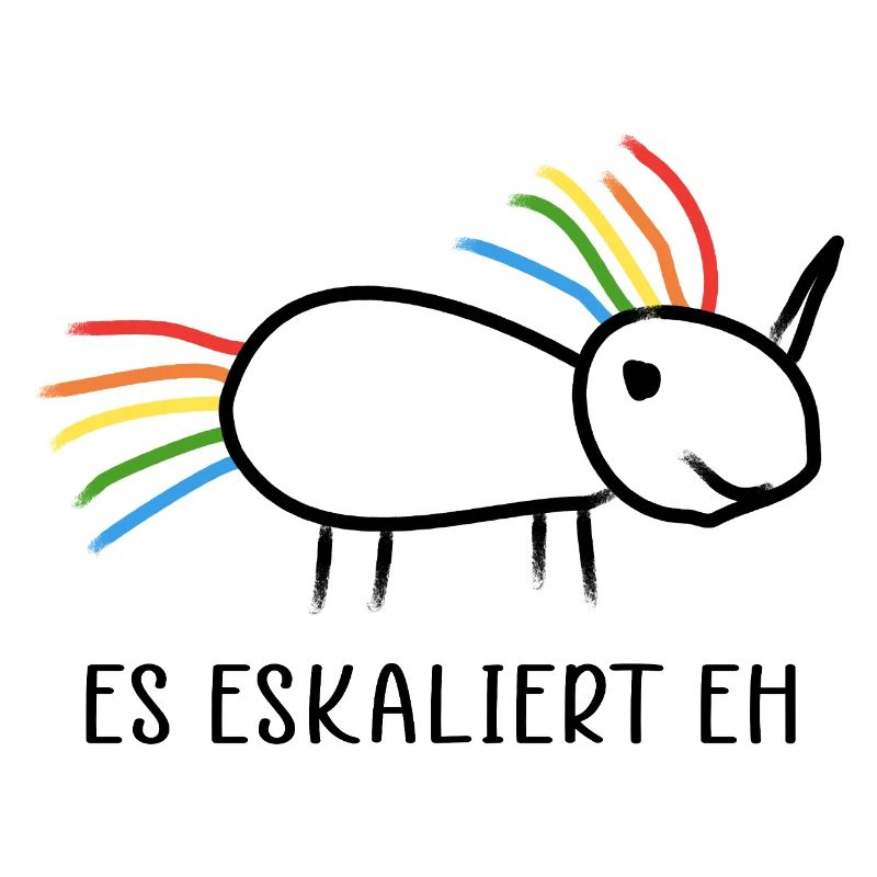 Es eskaliert eh Eskalation Party Einhorn 