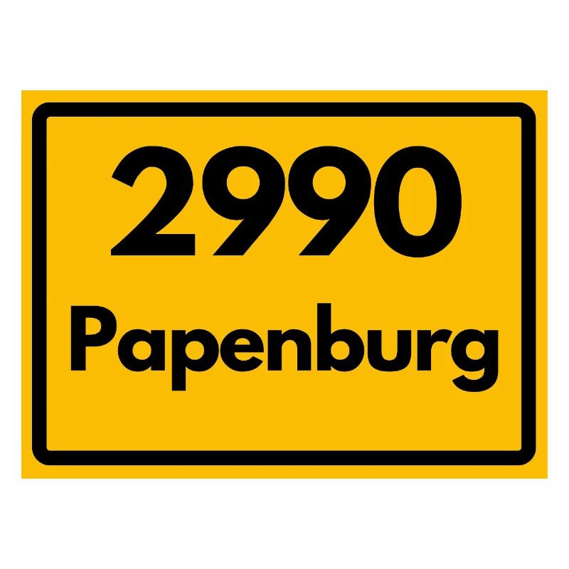 ANCIEN CODE POSTAL RÉTRO 2990 PAPENBURG