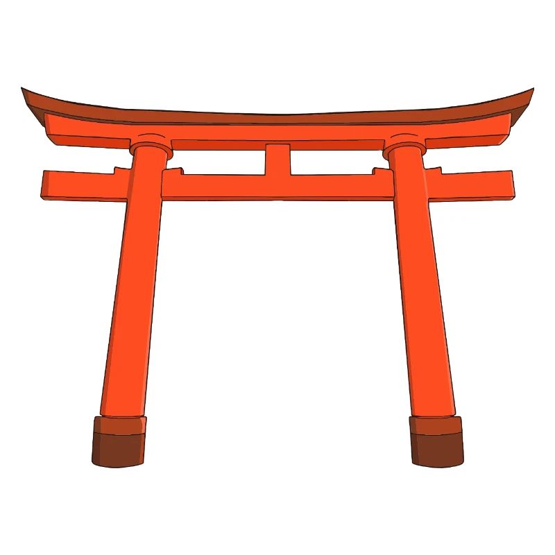 Lebendiges Torii-Tor