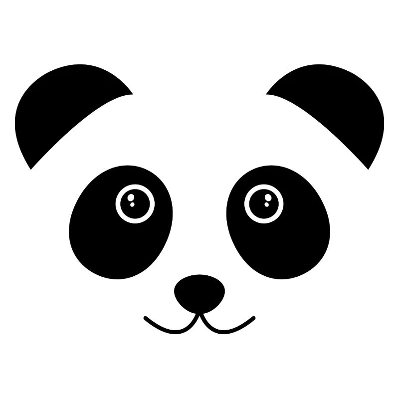 Visage de panda
