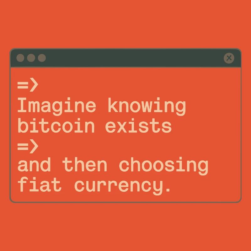 Bitcoin Imagine Knowing Bitcoin Exists Krypto BTC