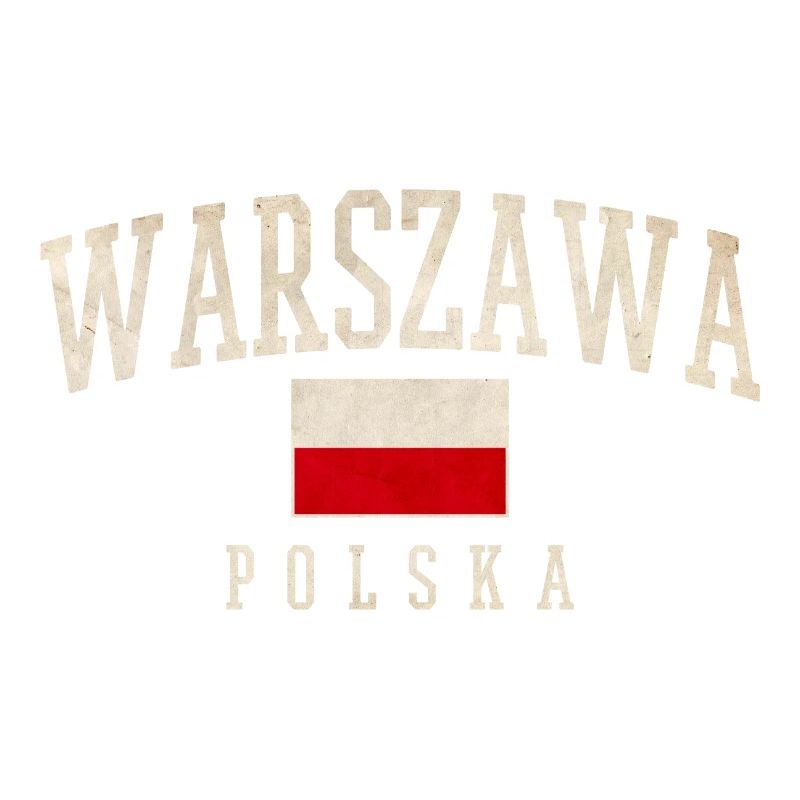 Varsovie Pologne Drapeau Style