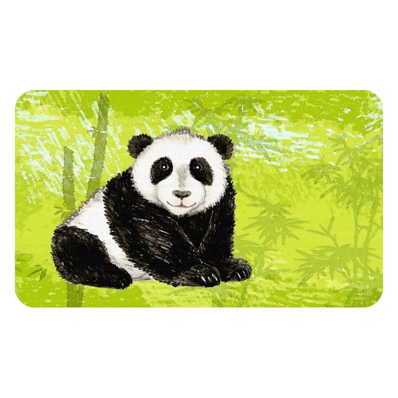 Big Papa Panda Bear in Bamboo Forest