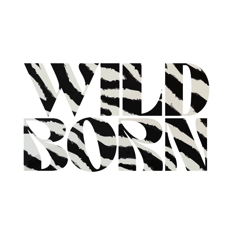 Wild Born Safari Zebra Pattern Design
