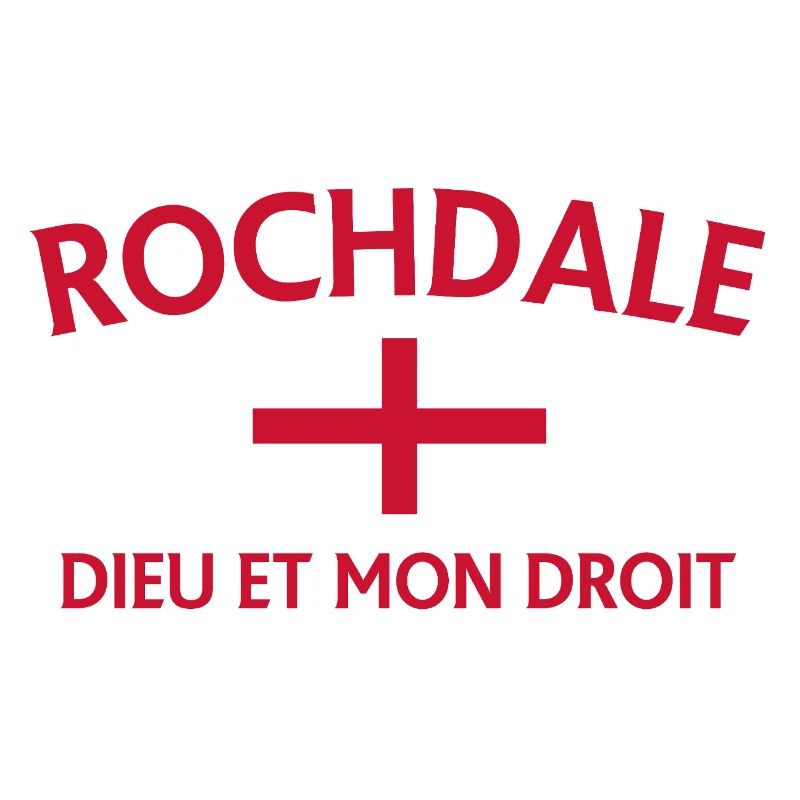 Devise du drapeau anglais de Rochdale